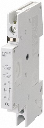 Auxilary contact 1NO+1NC, for 5SX2/4/5