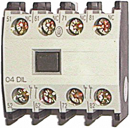 Contactor, auxiliary relay mini, 4 pole, 4NO