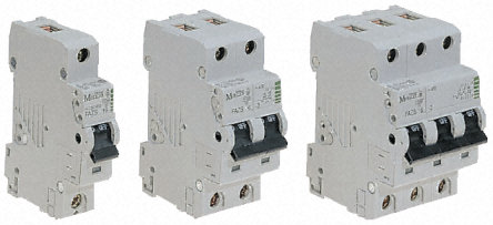 MCB, 10kA, S type, double pole, 1A, FAZ-S1/2