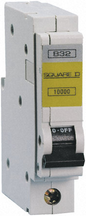 MCB, QO, 1 pole, B, 10kA, 32A operating current