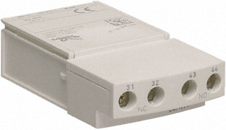 Starter, motor, TeSys U, modular, accessory, auxiliary contact module, 1no+1nc