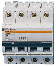 Switch, disconnector, 4 poles, 32A, 380/415V