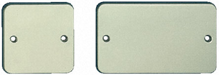 blanking, plate, 2 gang, metalclad