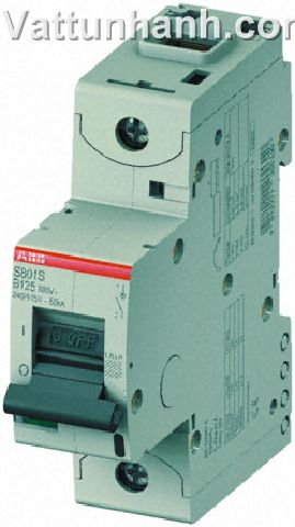 MCB,50kA,Type B characteristic,single pole,63A,35mm capacity,S800