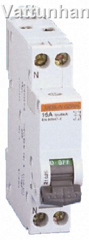 circuit breaker DT40N 1P+N 10KA