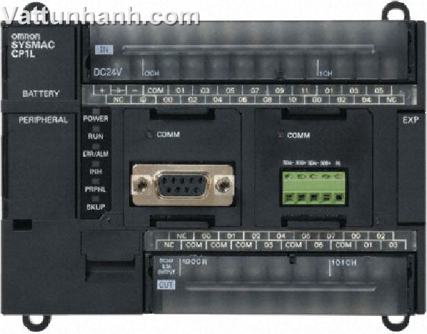 PLC,CPU,18x24Vdc input,12xPNP output,24Vdc supply,CP1L-M30DT1-D