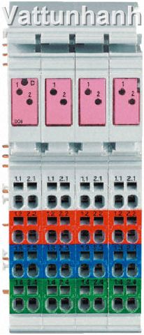 PLC,digital output module,2A output,8 transistor outputs,optically isolated,24Vdc,R-IB IL 24 DO 8-2A