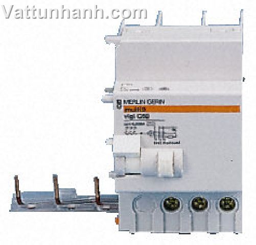 RCD,DIN rail mounting,3-pole,C60,25A,30mA