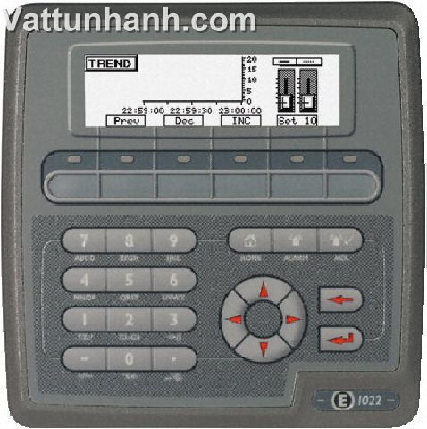 HMI, terminal,graphical operator,monochrome, with keys,RS232/422/485,E1022