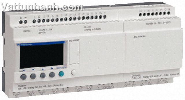 Logic Module, 16 digital I/P, 10 relay O/P, clock function, LCD display, 12Vdc