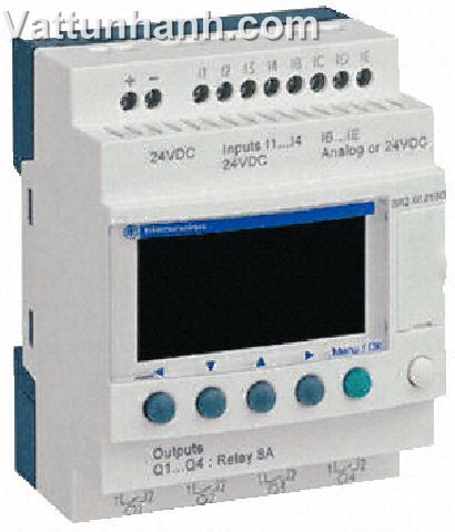Logic Module, 8 digital I/P, 4 relay O/P, clock, lcd dispaly, program keys 24Vac