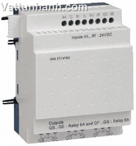 Logic Module, expansion, 4 digital I/P, 2 relay O/P, 24Vac