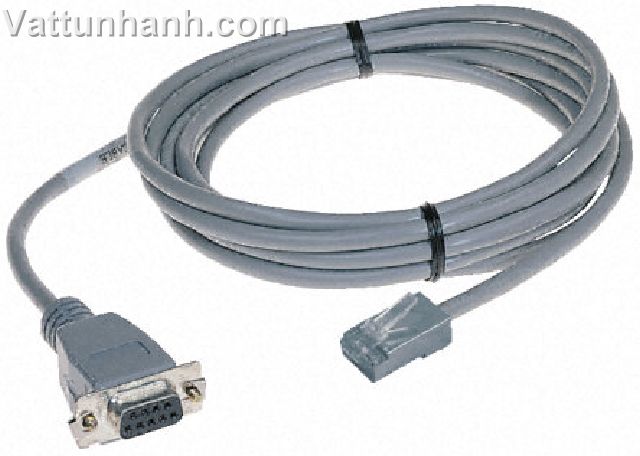 M340 Connecting cordsets for RS232 serial link, 1xRJ45, 1x9wayD-submale