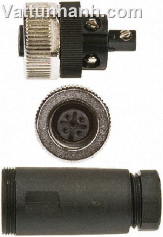 PLC, Devicenet connector, M12 female, CANopen