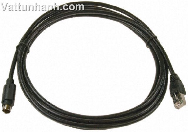 PLC, cable, Mini DIN to RJ45, 3m
