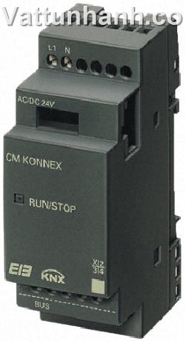 PLC, communication module, LON AS-Interface, 24Vac/dc supply, LOGO, 16 D I/P max, 12 D O/P and 8 A O