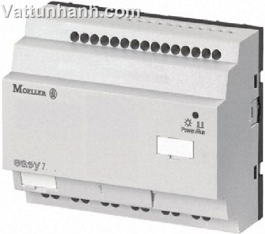 PLC, easy700, transistor outputs, 12Vdc supply, real time clock