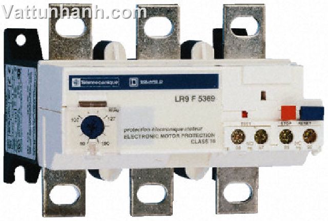 Relay, 3 pole, thermal overload, 132-220A