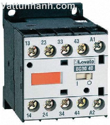Relay, control, 4-pole, contactor, 10A, AC1, 24Vdc, 58x44x57mm, 2NO/2NC