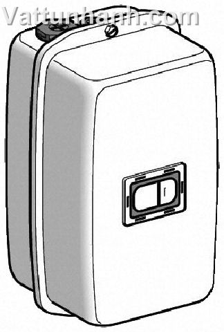 Starter, motor, metal enclosure for thermal magnetic circuit breakers