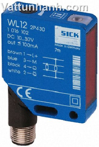 Switch, sensor, proximity, WTE11-2P1132, diffuse scan, PNP O/P, pre wired