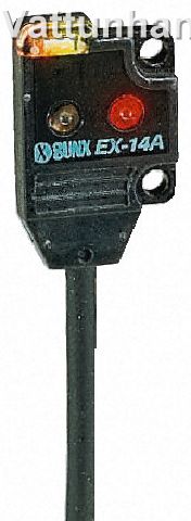Switch, sensor, proximity, fixed focus, reflective, photoelectric, slim, front, dark on, PNP