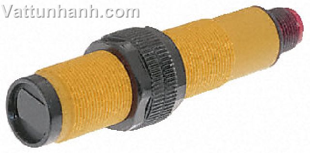 Switch, sensor, proximity, optical, M18 barrel, diffuse scan, 10-30Vdc, PNP NPN O/P