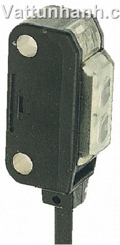 Switch, sensor, proximity, photoelectric, compact, diffuse reflective, side, PNP, light on