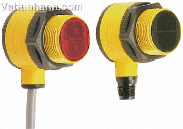 Switch, sensor, proximity, prewired, dc, fixed field, M30, short barrel, photoelectric, PNP