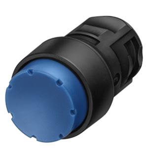 Siemens PUSHBUTTON 16MM ROUND PLASTIC BLUE