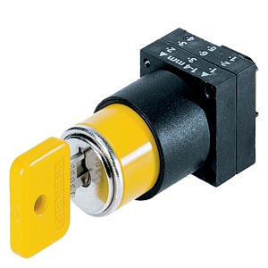 Siemens 22MM PLASTIC ROUND ACTUATOR: OMR KEY-OPER.SWITCH