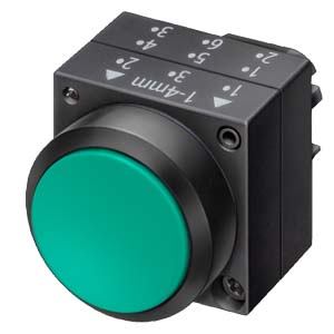 Siemens 22MM PLASTIC ROUND ACTUATOR: PUSHBUTTON