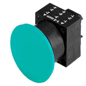 Siemens 22MM PLASTIC ROUND ACTUATOR: MUSHR.PUSHBUTTON