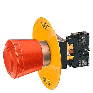 Siemens 22MM PLASTIC ROUND COMPLETE UNIT COMBINATION: