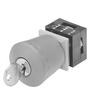 Siemens 26X26MM PLASTIC SQUARE ACTUATOR: EMERGEN.-STOP