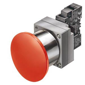 Siemens 22MM METAL ROUND COMPLETE UNIT COMBINATION: