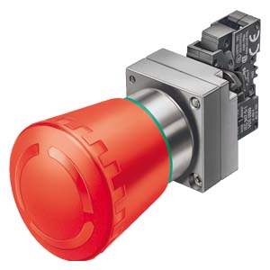Siemens 22MM METAL ROUND COMPLETE UNIT COMBINATION
