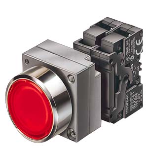 Siemens 22MM METAL ROUND COMPLETE UNIT COMBINATION: