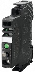 Electronic circuit protector DIN rail 2A