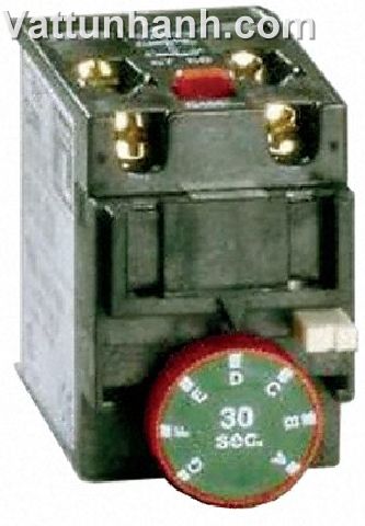 Timer, off delay, 0.1-3sec, 1N/O + N/C, contactor, 10A, front mounting