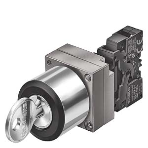 Siemens 22MM METAL ROUND COMPLETE UNIT COMBINATION: